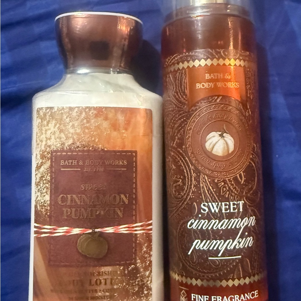‘Bath & Body Works’ Sweet Cinnamon Pumpkin Body Lotion and Mist Set